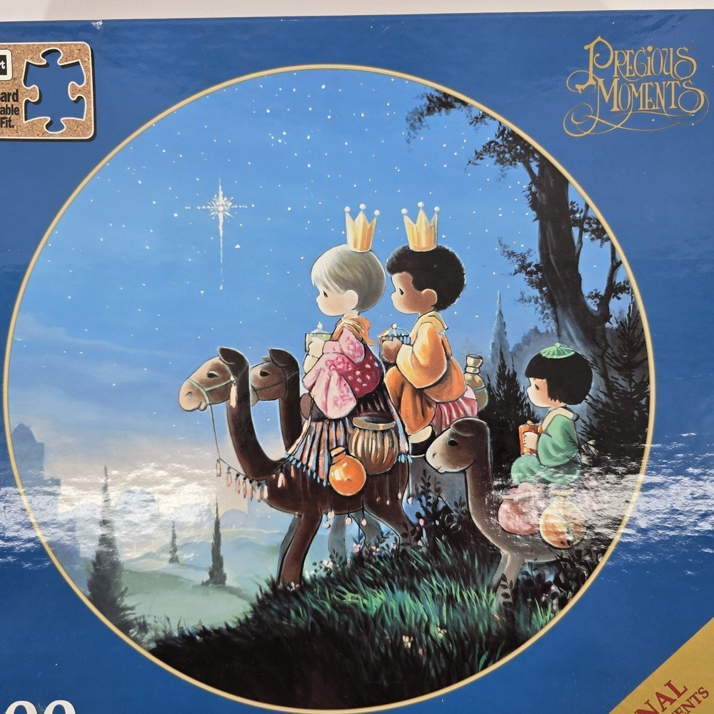 1996 Gift Of The Magi Edition‎ ORIGINAL Precious Moments Round 500pc Puzzle